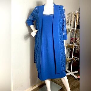 Maya Brooke Plus size 14 two-piece dress with jacket